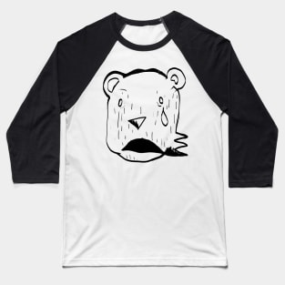 Boomy Teddy Bear with issues - Skully Inc Baseball T-Shirt